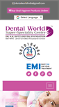 Mobile Screenshot of dentalworldindia.com